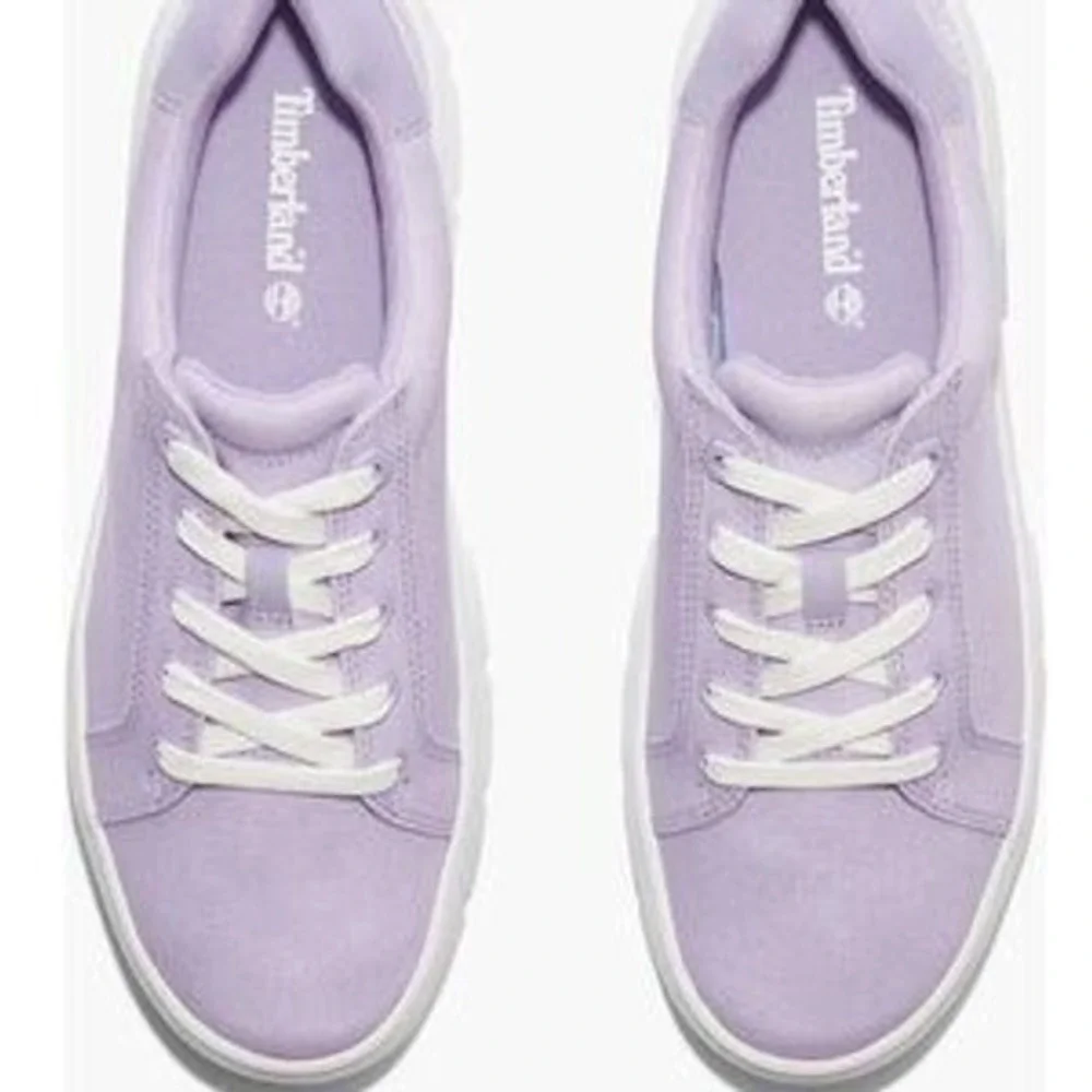 NEW Timberland Laurel Women's Purple/‎ Lilac Platform Canvas Sneakers Size 10
